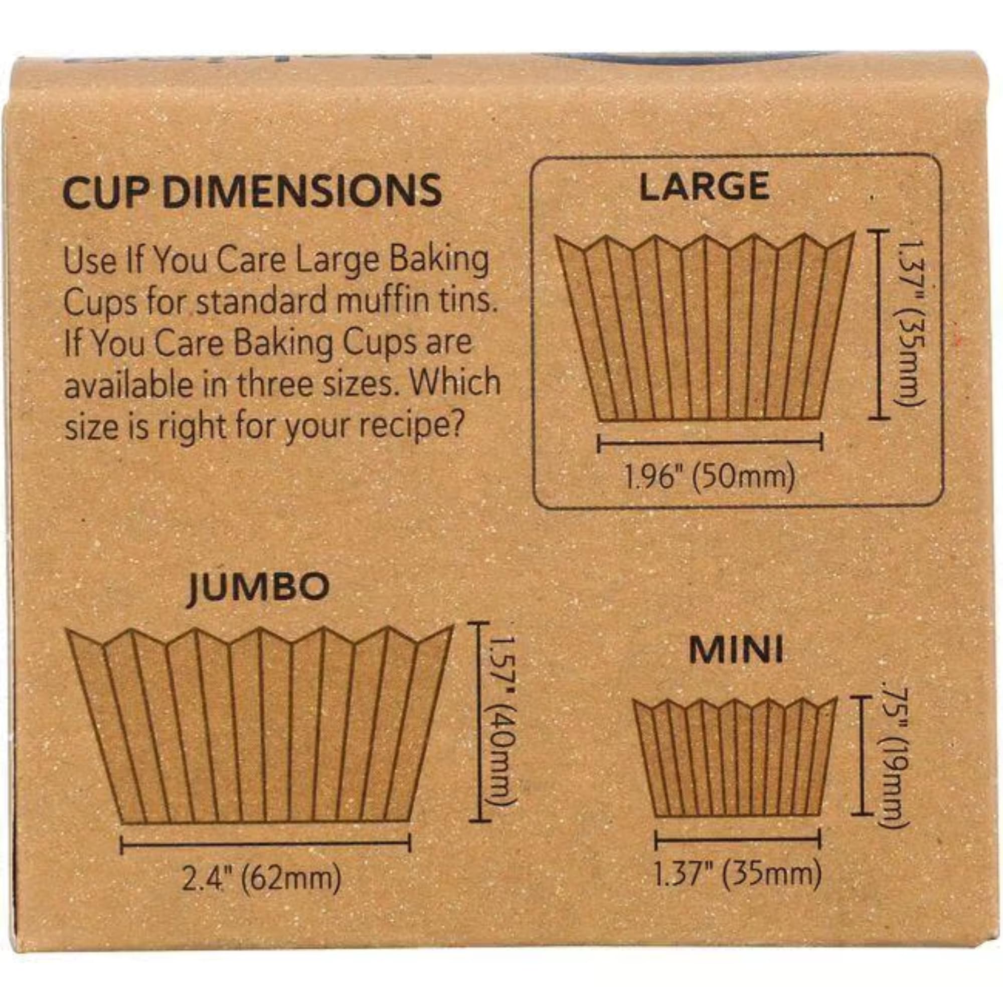 If You Care baking cups in muffin tin use showing sturdy performance.