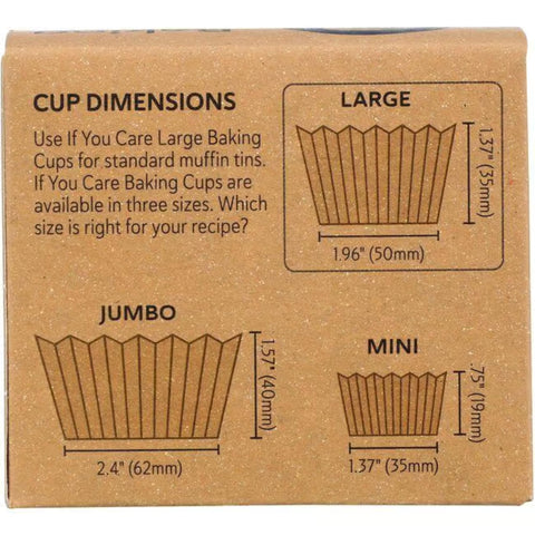 If You Care baking cups in muffin tin use showing sturdy performance.