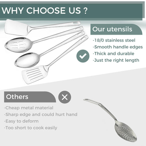 IFERRENS dishwasher-safe utensils simplify cleanup after meals and events.