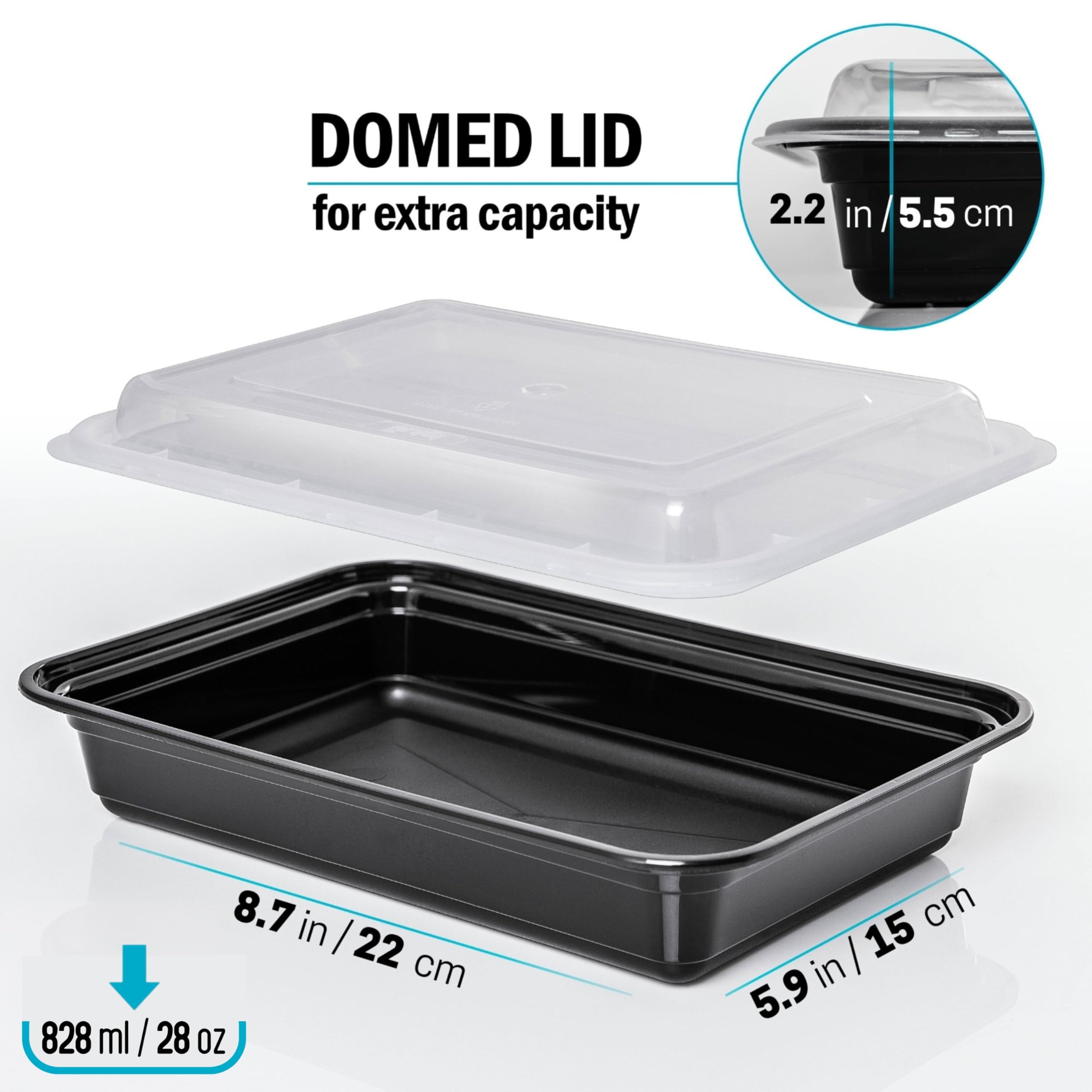 Igluu Meal Prep airtight lids seal freshness and prevent spills during transport.