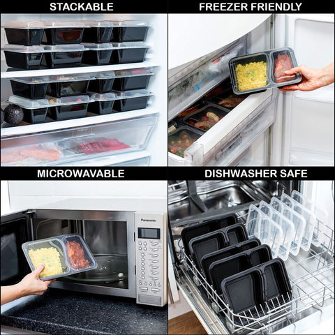 Igluu Meal Prep dishwasher-safe containers simplify cleaning after busy days.