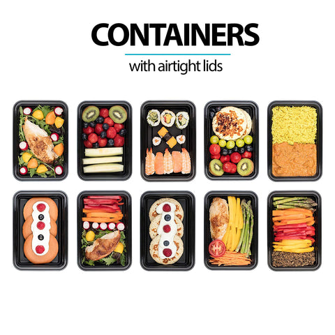 Igluu Meal Prep nesting feature keeps pantry organized and compact.