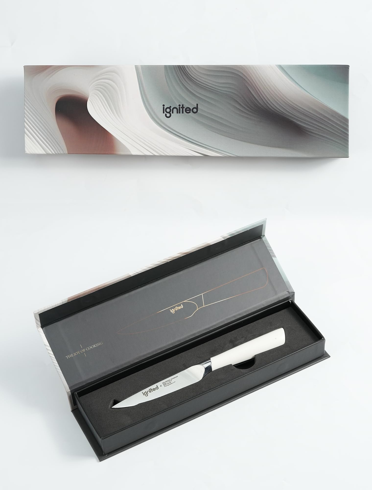 IGNITED CUTLERY paring knife ideal for peeling and precise trimming tasks.