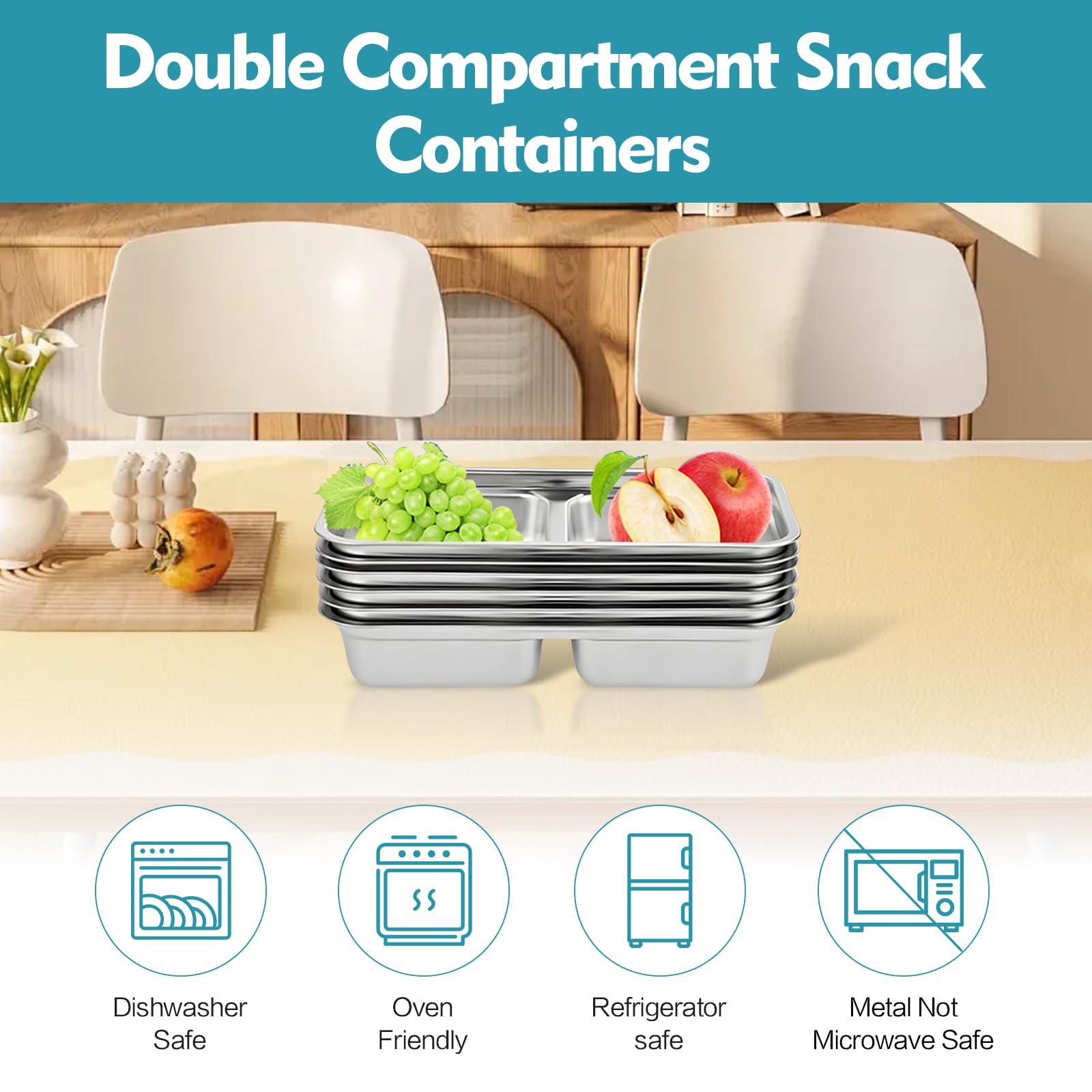 Portable IGRARK snack containers ideal for lunch, office, and travel.