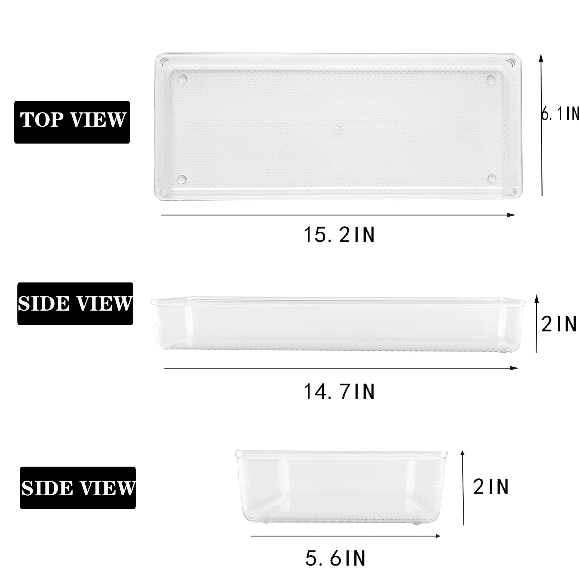 ihomecooker clear drawer tray for kitchen storage keeps items visible
