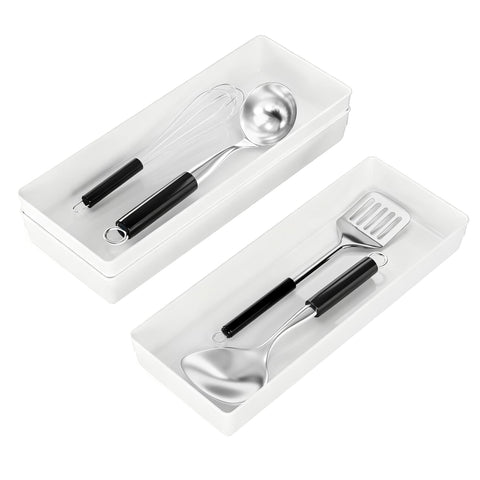 ihomecooker drawer organizer top view keeps utensils neatly accessible.