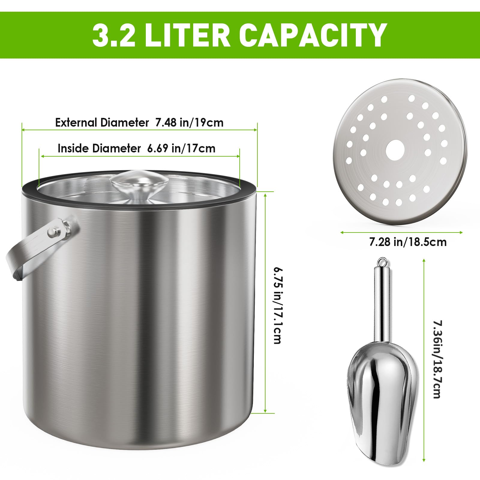 iHoo pull-out strainer separates water from ice
