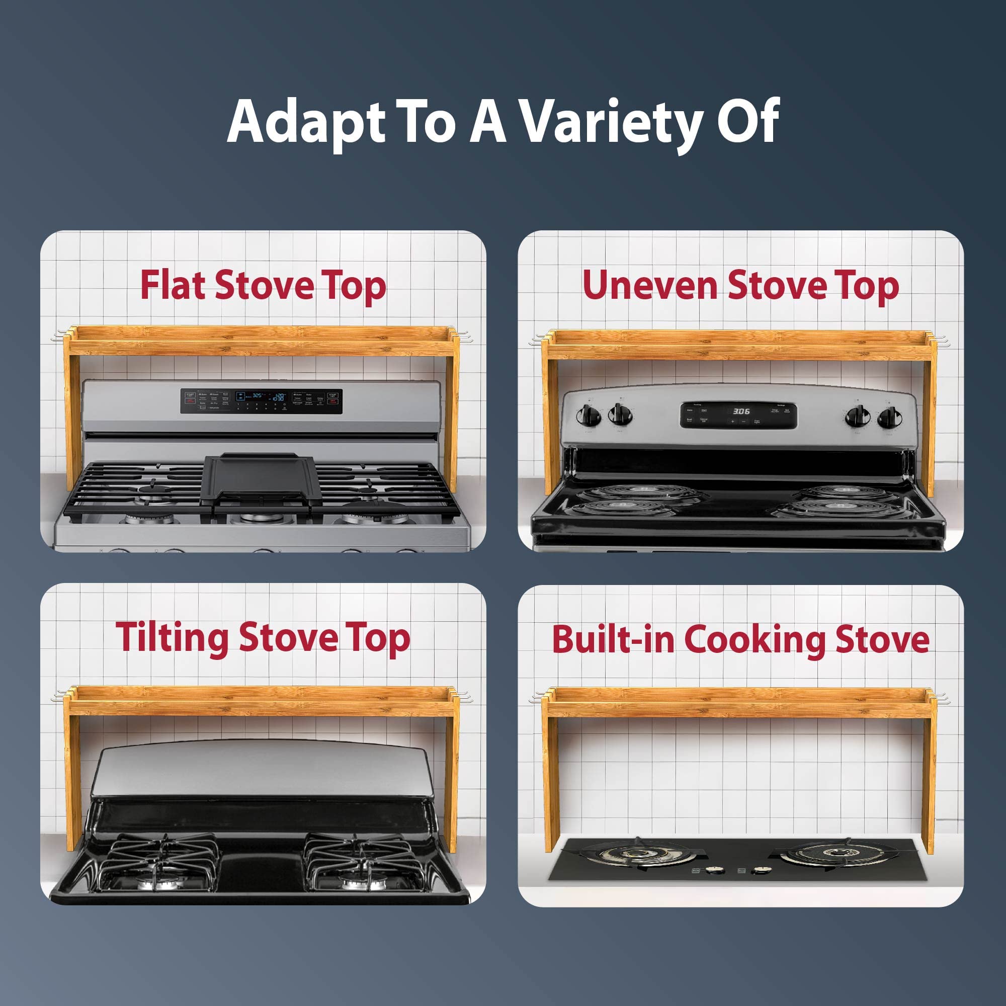 IIIOIIIA kitchen organizer with lips, detail view shows stainless steel lips.