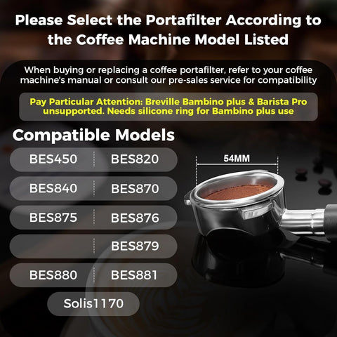IKAPE 18g basket inside portafilter enables even extraction for consistent shots.