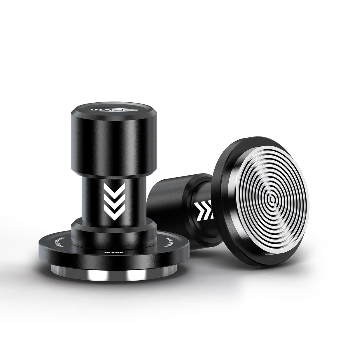 IKAPE 53.3mm V6 tamper with interchangeable springs for versatile tamping