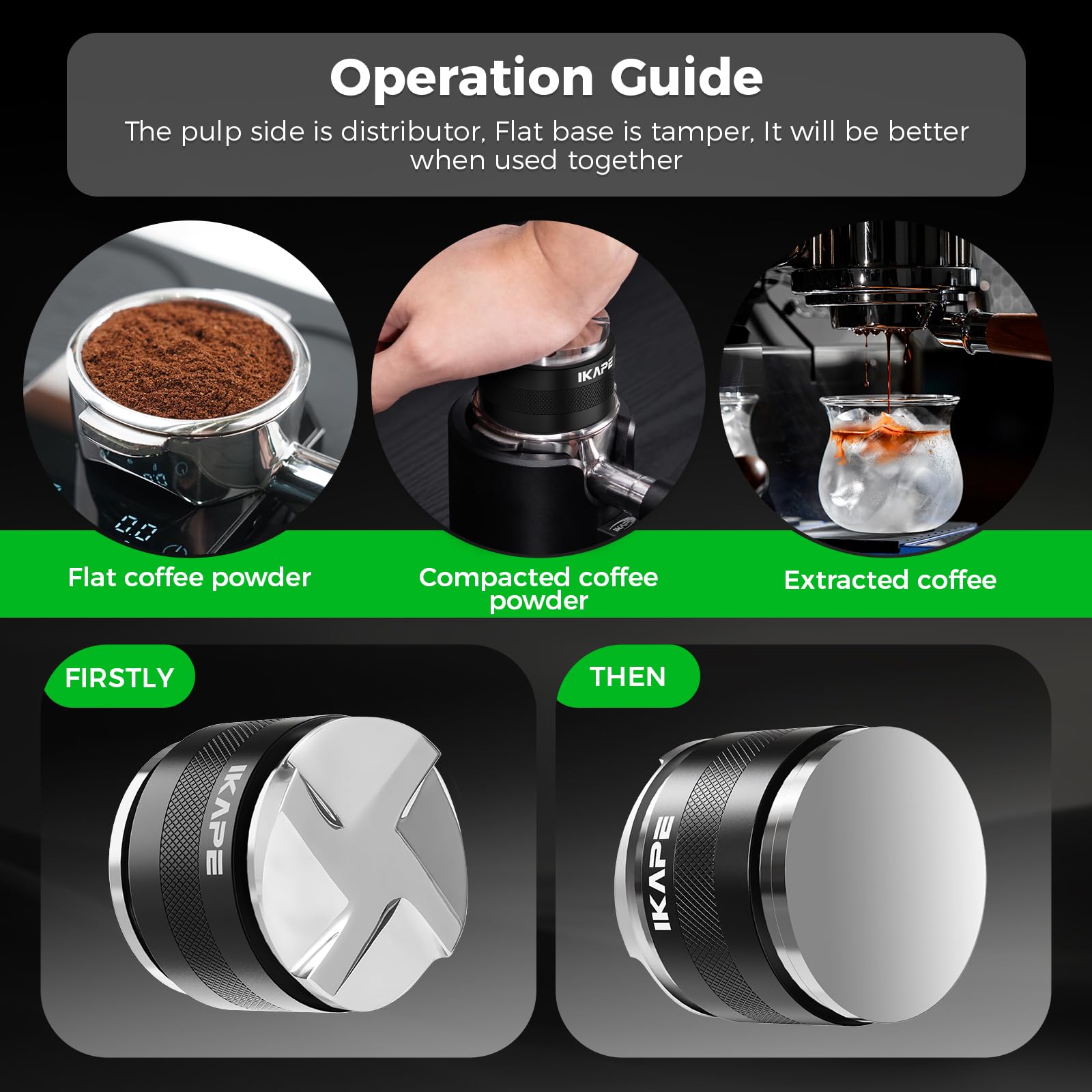 IKAPE 53mm compatibility with Breville bottomless portafilters enables versatile use