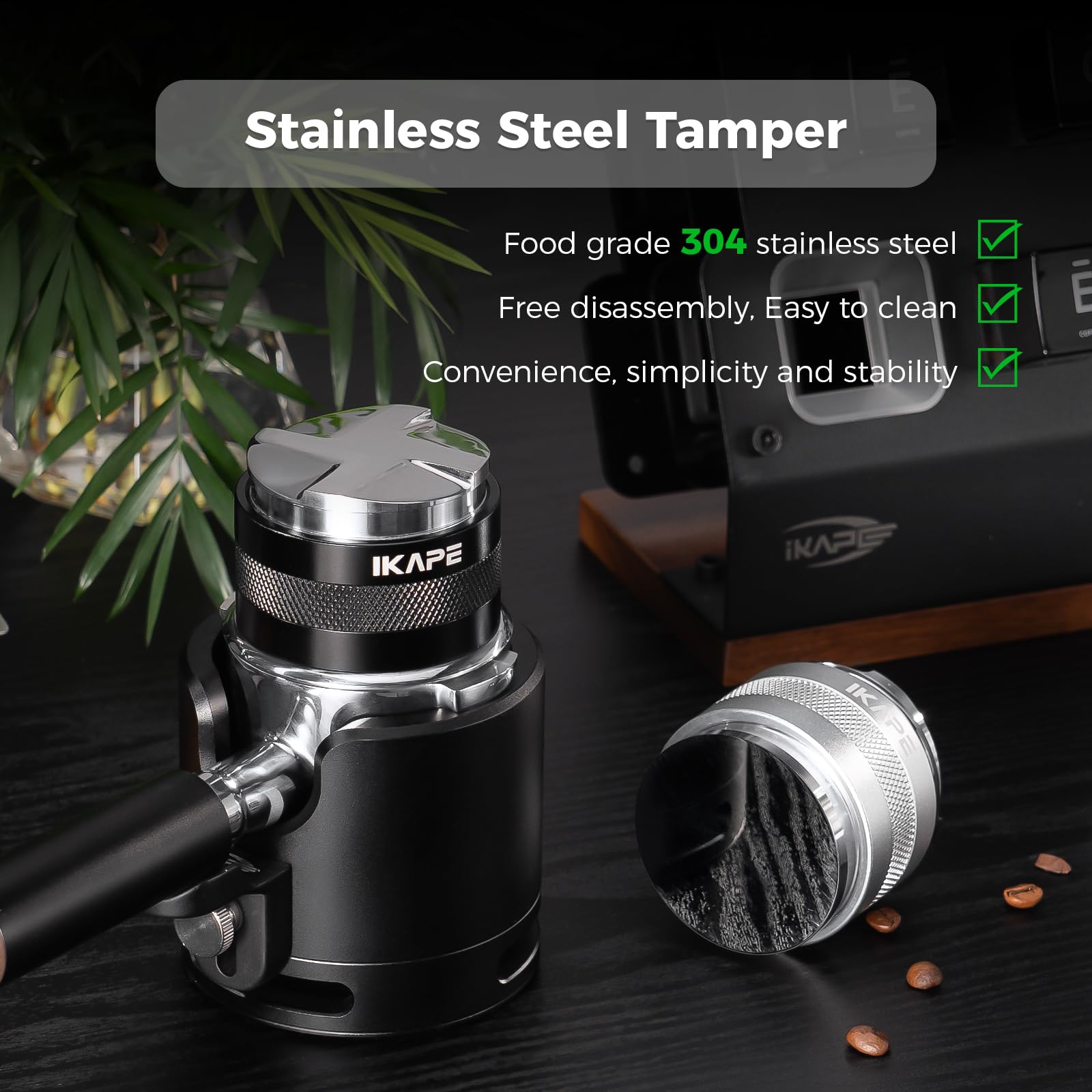 IKAPE adjustable depth scale helps beginners set consistent extraction depth