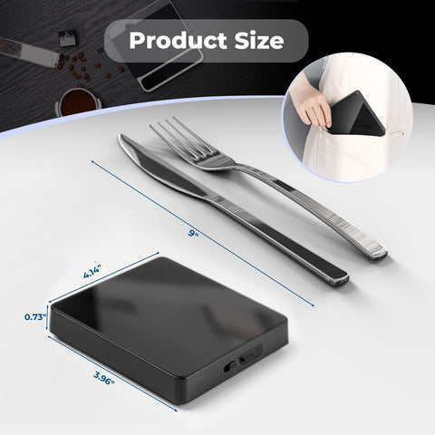 IKAPE scale portable and compact for travel or café use