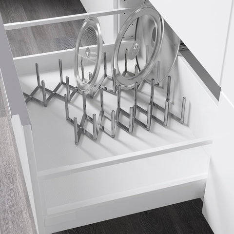 IKEA Variera fits in drawers for quick lid access.