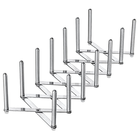 IKEA Variera adjustable-length lid rack helps fit cabinet space.