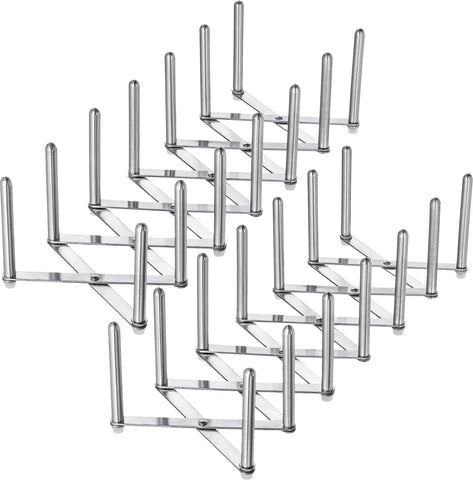 IKEA Variera pot lid organizer in stainless steel, set of 2 for neat lid storage.