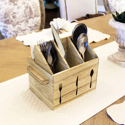 Seven by five point five inch footprint leaves room for napkins and small plates