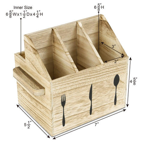 Oak finish adds warm style to weddings, parties, and everyday table settings