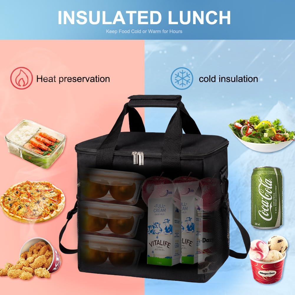 Iknoe cooler bag leakproof seams prevent spills during transport