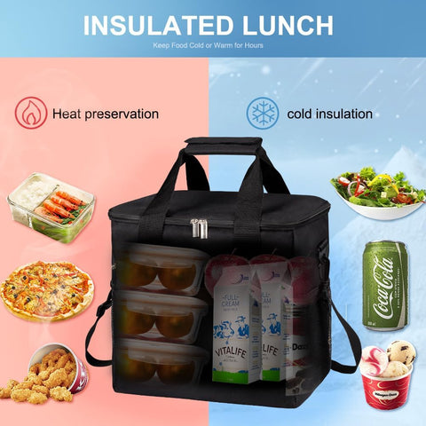 Iknoe cooler bag leakproof seams prevent spills during transport