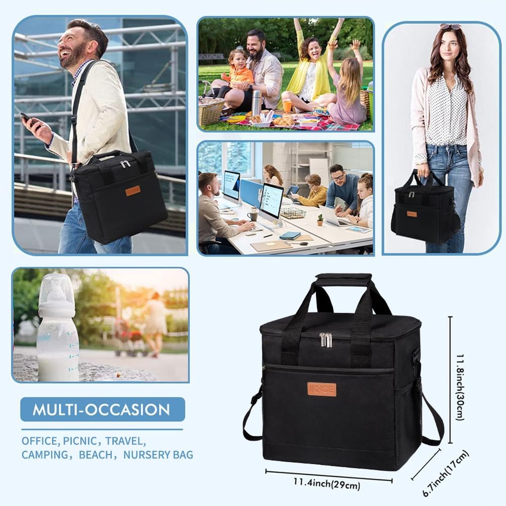 Iknoe cooler bag top handle design for quick grabbing during commute