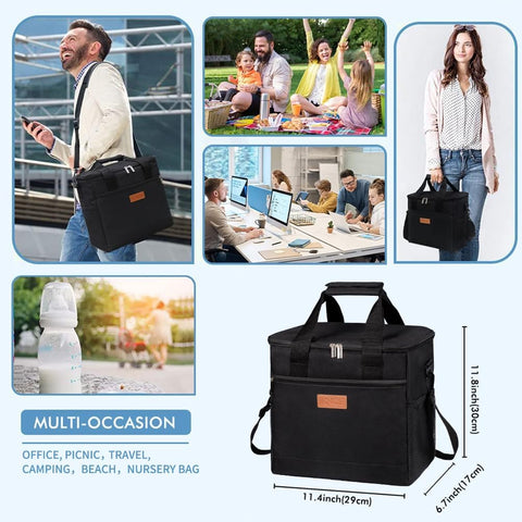 Iknoe cooler bag top handle design for quick grabbing during commute
