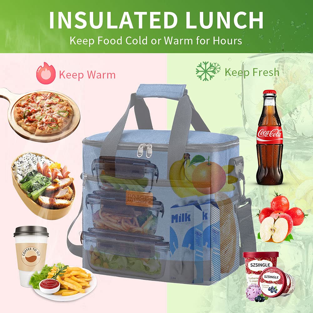 Iknoe multi-pocket design keeps keys, phones, and utensils organized during picnics