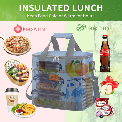 Iknoe multi-pocket design keeps keys, phones, and utensils organized during picnics