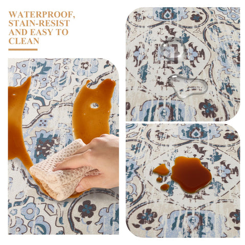 Ileading cushioned anti-fatigue kitchen mats suit kitchens, laundry rooms, and home offices.