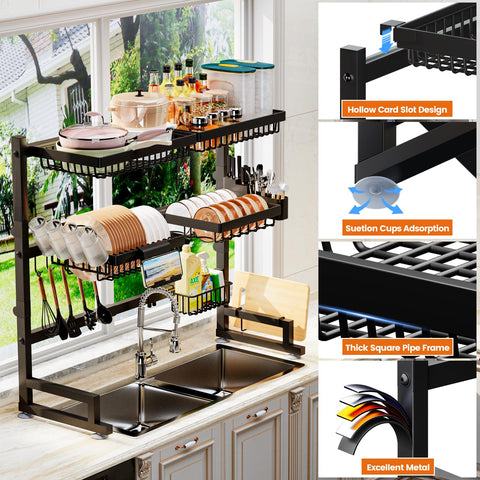 ilvvan easy snap-on design for quick setup over the sink