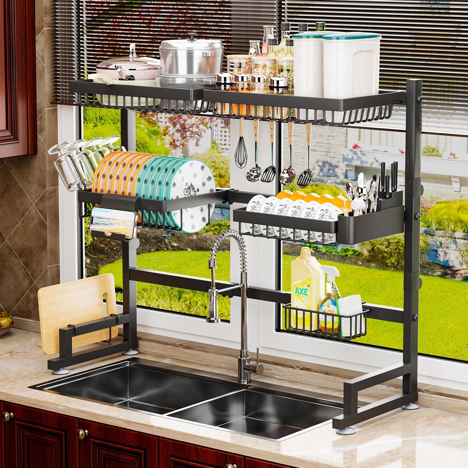 ilvvan high-capacity rack supports heavy kitchen items
