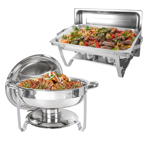 IMACONE rectangle chafing dish 8qt with mirror finish for durable catering