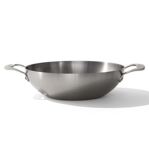 Made In Cookware - Kadai de 10 pulgadas con 5 capas clad de acero inoxidable - Utensilios profesionales - Compatible con inducción