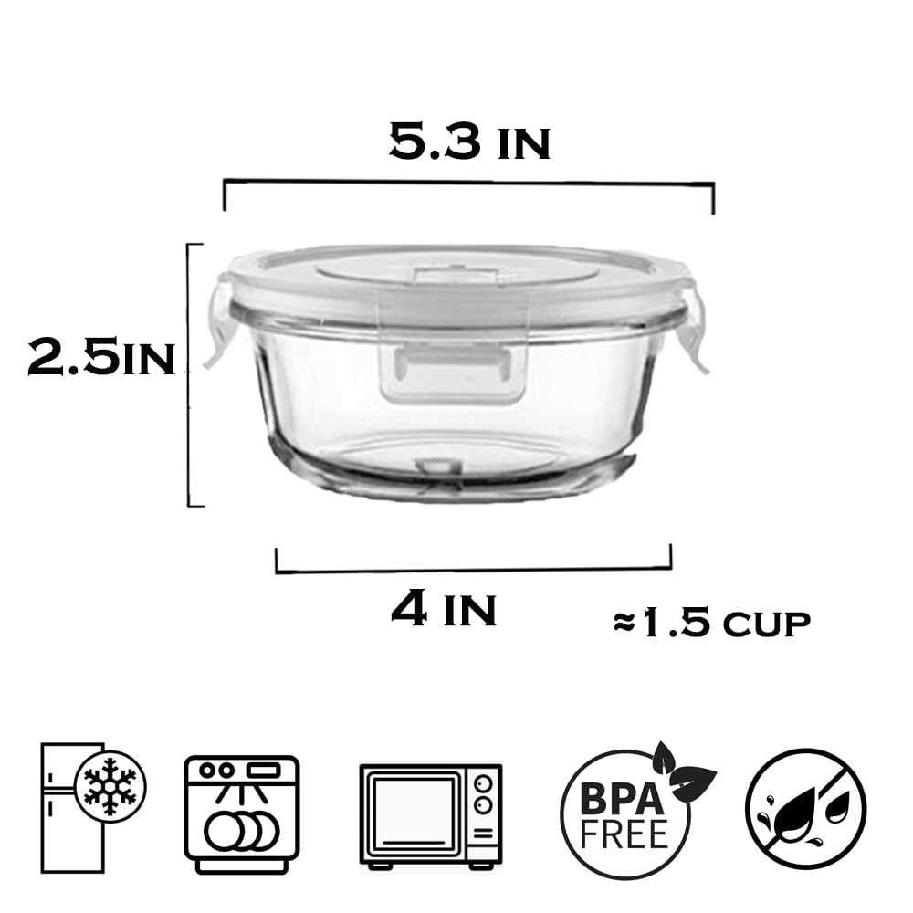 B.GUBOBOYA airtight silicone-seal lid keeps food fresh and leak-free.