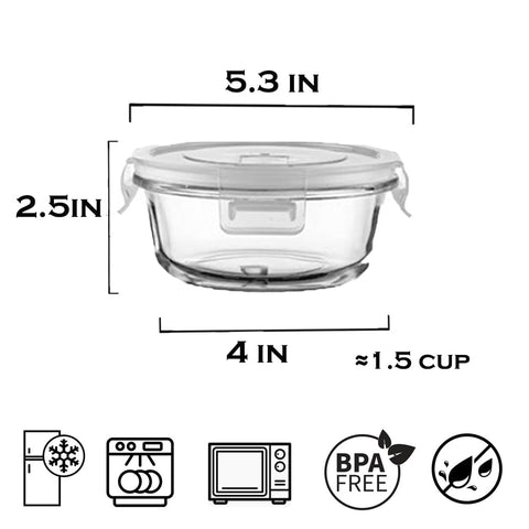 B.GUBOBOYA airtight silicone-seal lid keeps food fresh and leak-free.