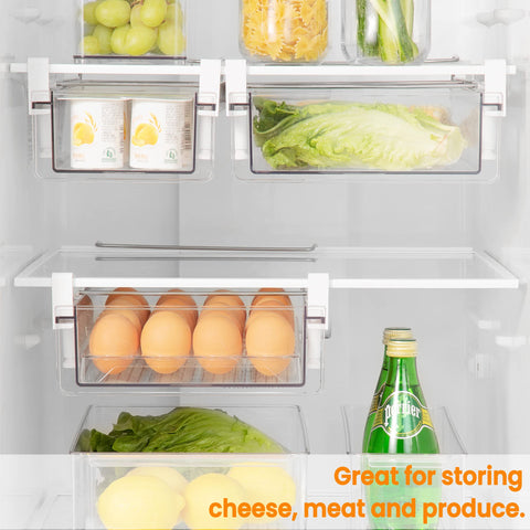 vacane Cajón para Refrigerador Bajo Estante – Organizador Deslizante y Almacenaje