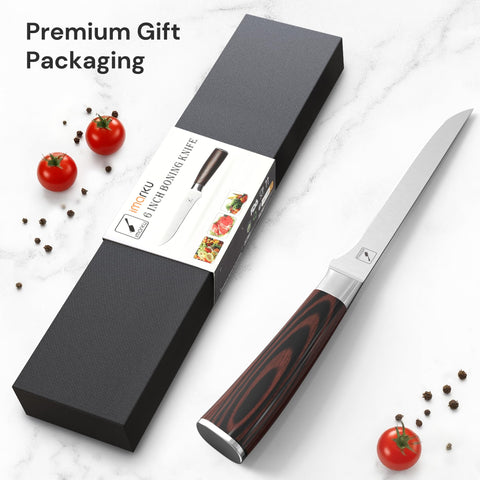 imarku boning knife 6-inch kitchen setup in a drawer