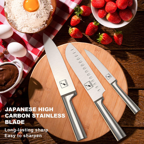 imarku bread knife with serrated edge for crusty loaf slicing