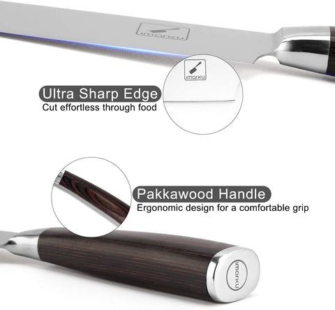 imarku 8-inch blade with German engineering for sharp performance