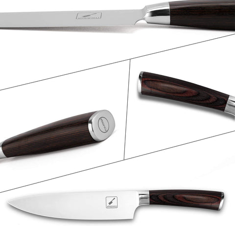 imarku 8-inch high-carbon blade for lasting edge durability