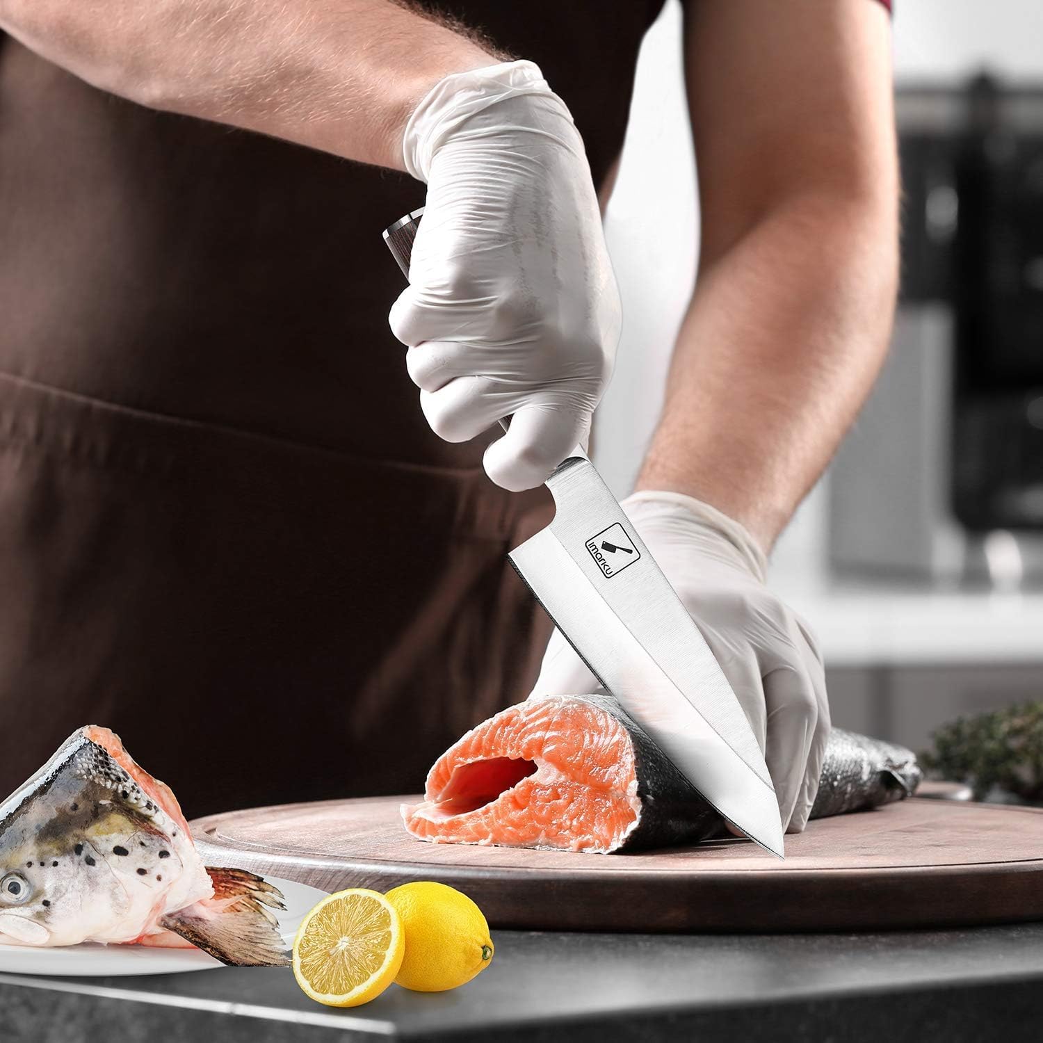 imarku deba knife 7-inch professional kitchen use for daily prep
