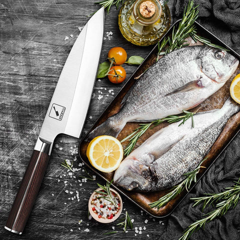 imarku deba knife 7-inch ultra-sharp edge for precise slicing