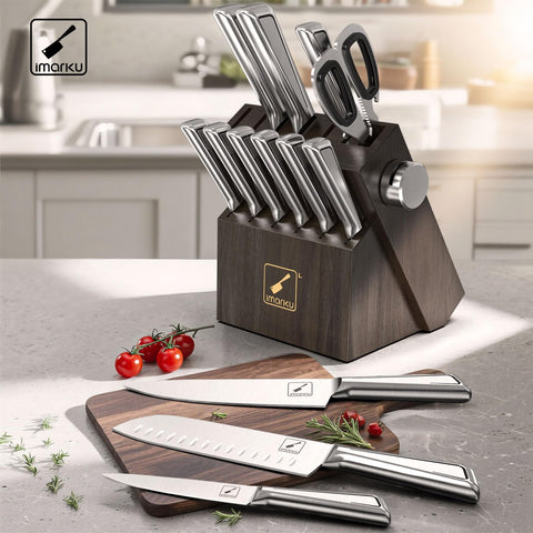imarku G14 8-inch chef knife close-up for balanced, effortless cutting