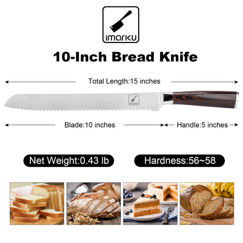 Imarku bread knife in elegant gift box ideal for gifting