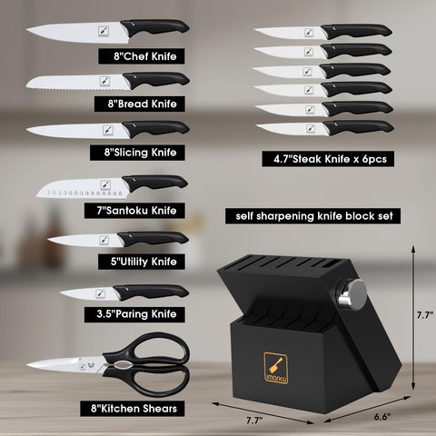 Imarku 7-inch Santoku knife for precise chopping