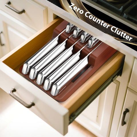 imarku eight-inch slicing knife in action for precise cuts