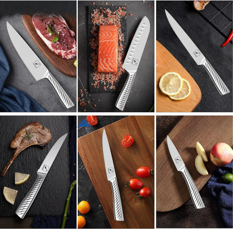 Imarku knife set in a gift-ready box, ideal for housewarmings or weddings.