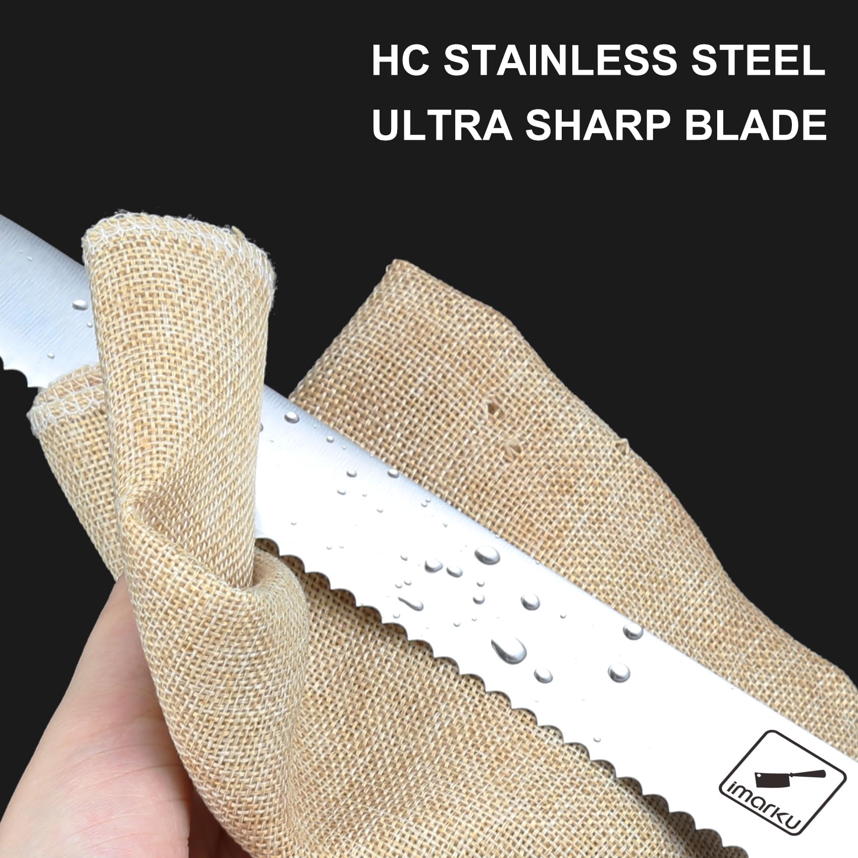 Imarku knife designed for left-handed comfort and control