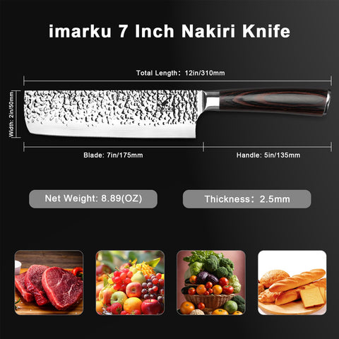 imarku Nakiri Knife mirror-spine showcases refined craftsmanship