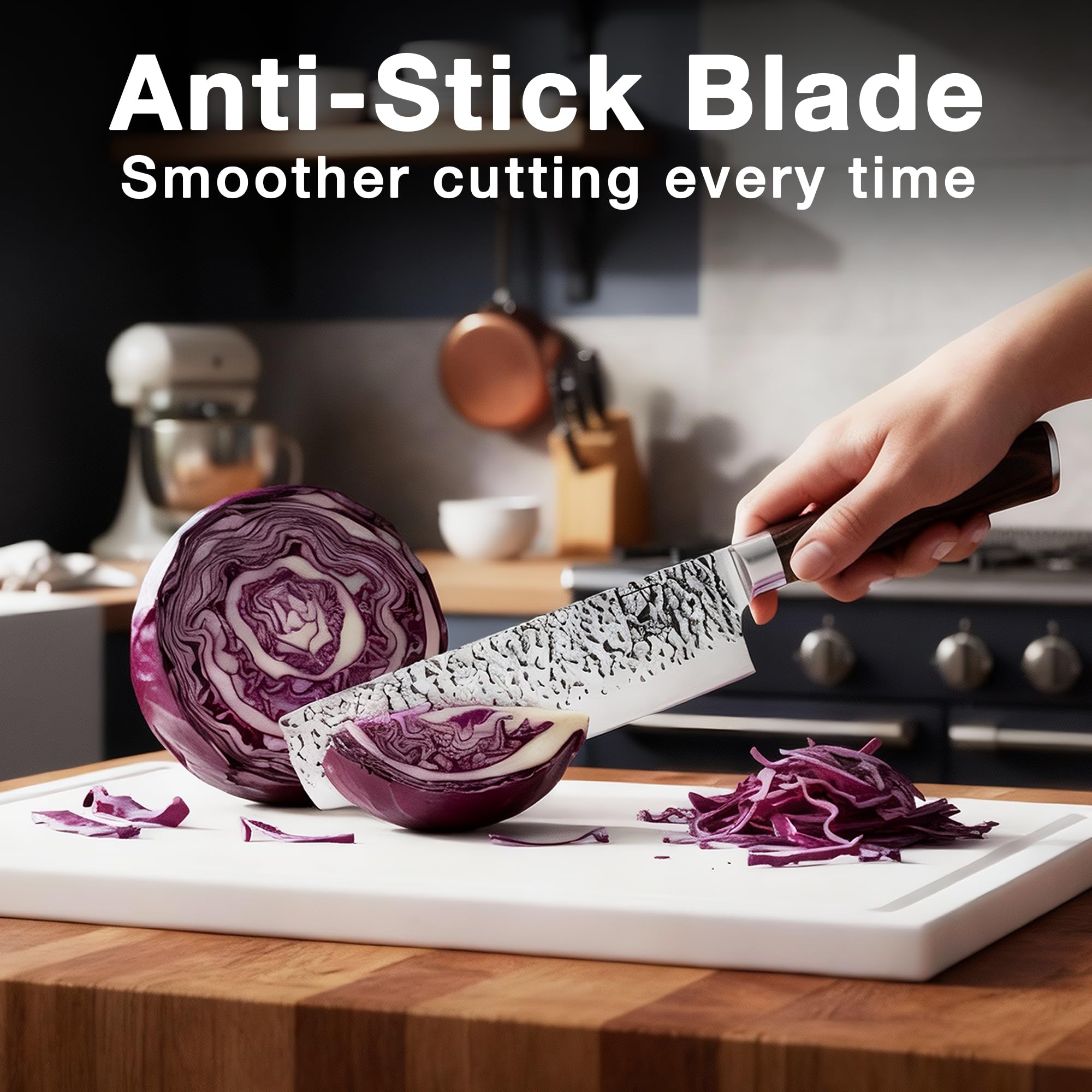 imarku Nakiri Knife ideal for chopping vegetables and meat